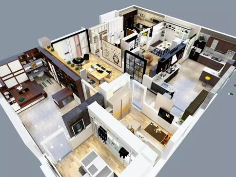 全屋鳥瞰圖 全屋鳥瞰圖