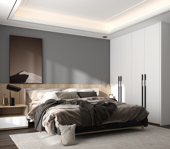 臥室簡(jiǎn)約衣柜定制效果圖